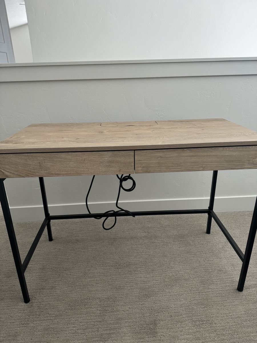 Desk with Outlet