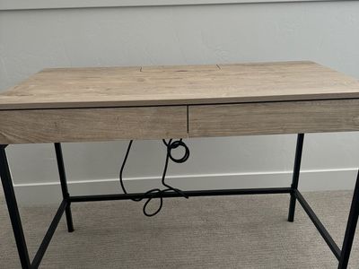 Desk with Outlet