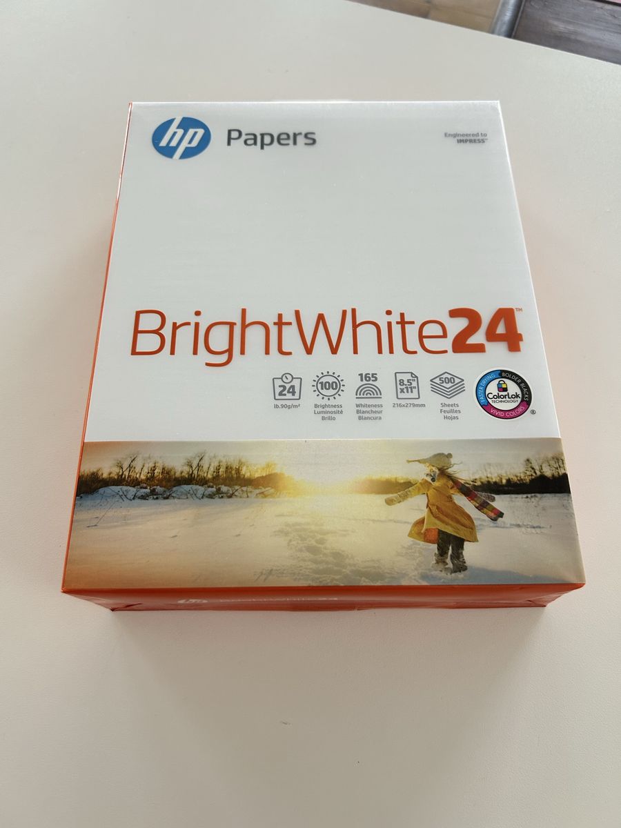 HP Bright White 24 lb 500 Count