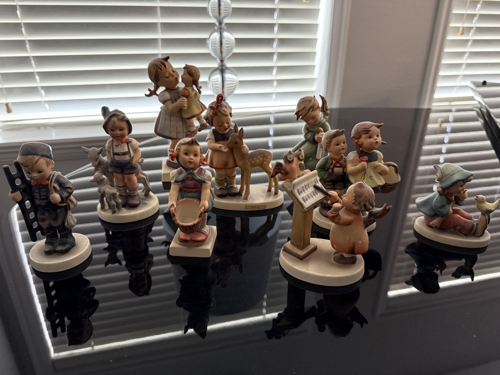 Hummel Goebel Figurines Collection, Assorted Children & Animals, Vintage, Hand-painted Ceramic