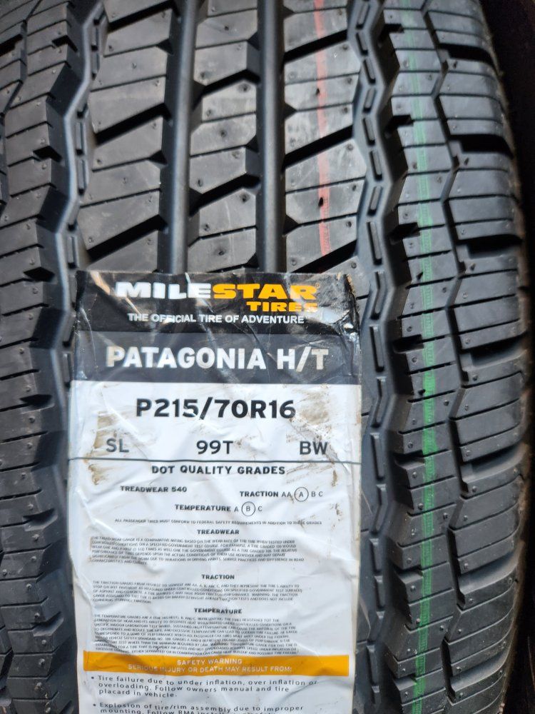 215/70r16 milestar Patagonia ht
