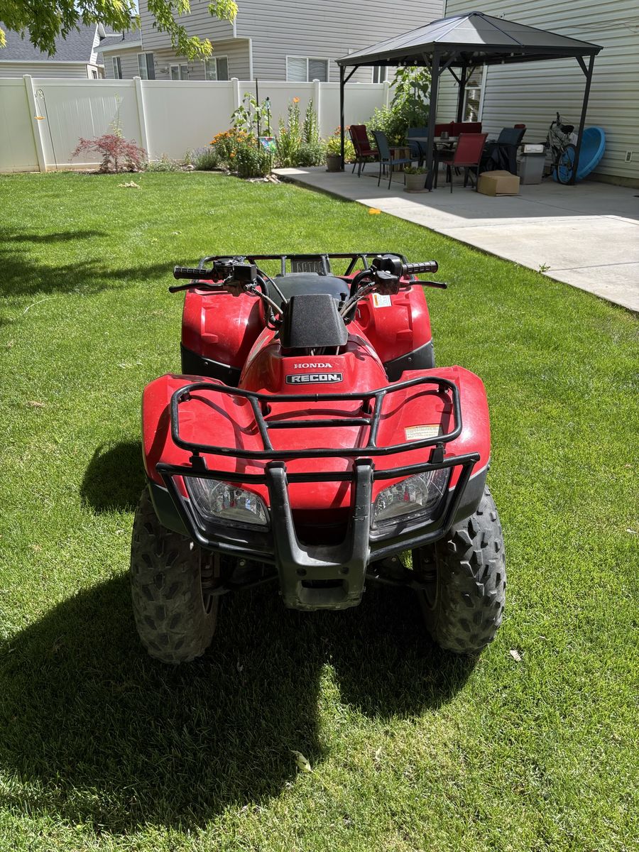 Honda Recon ATV - Red, Used, Great Condition