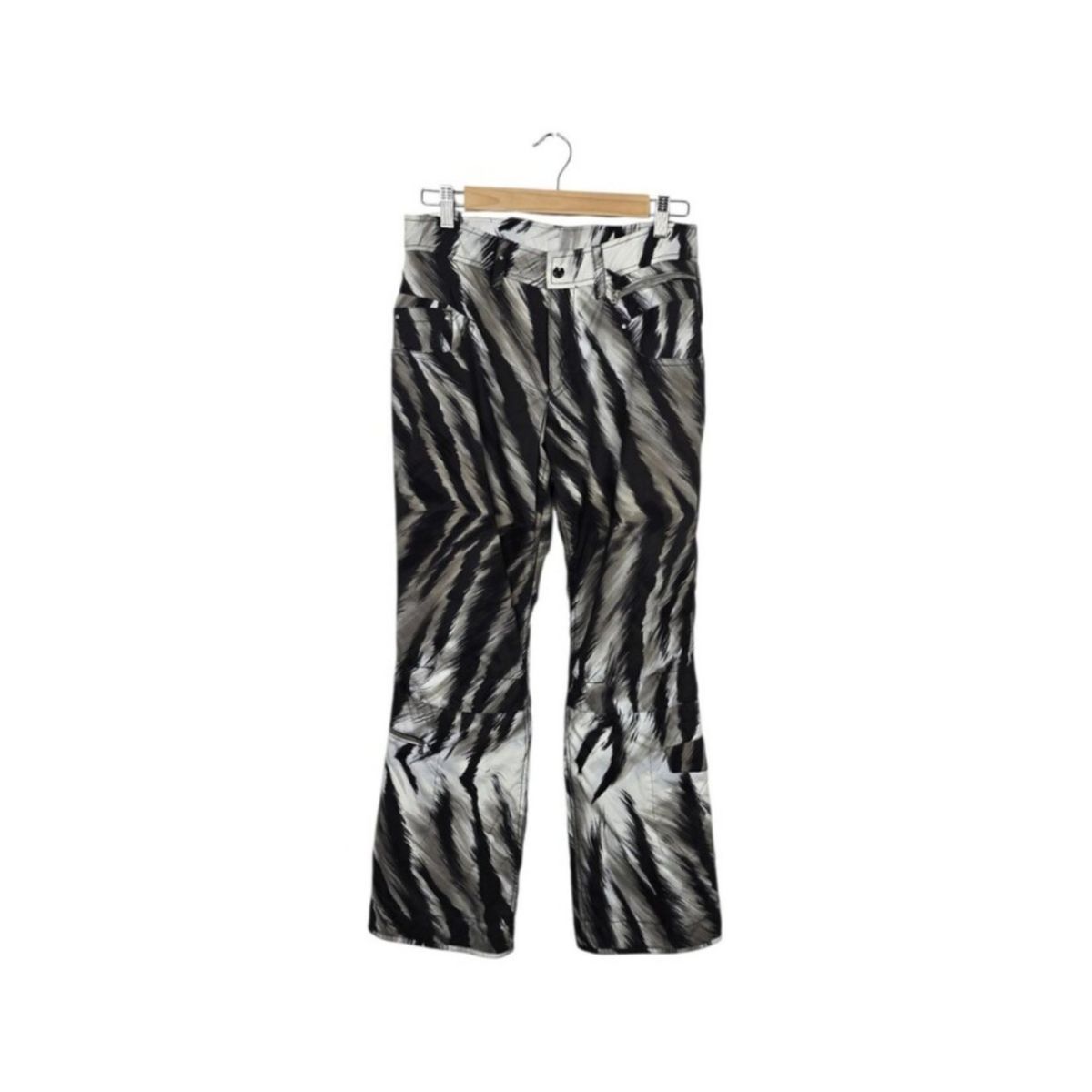 NWT Bogner Rikka Ski Pants Embroidered Pocket Snow Pants US 8 Abstract Print