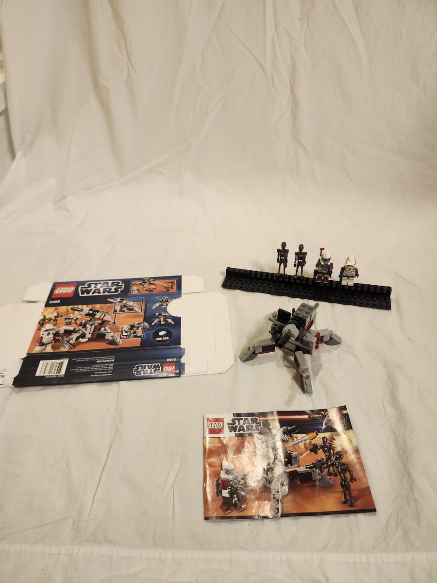 LEGO Star Wars 9488 Elite Clone Trooper & Commando Droid Battle Pack – 100% Complete w/ Box & Instructions