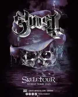 $50.00 Ghost Skeletour World Tour 2026 TONIGHT Feb. 10th