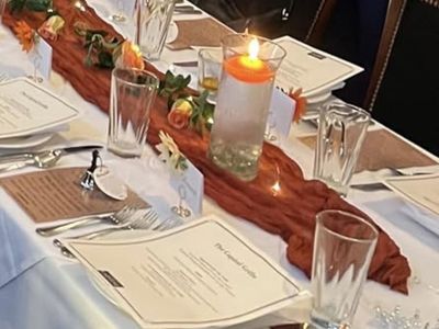 Terracotta Cheesecloth Table Runners - Wedding/Event Decorations