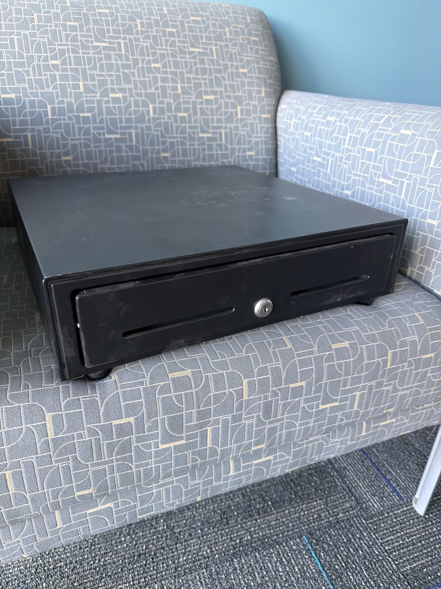 Black Cash Drawer Till- NO KEY
