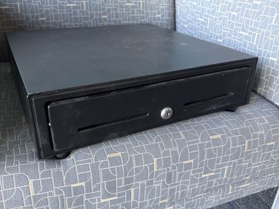 Black Cash Drawer Till- NO KEY