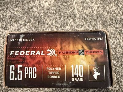 6.5PRC, 300PRC, 6.5Creed, 270Win, 30-06