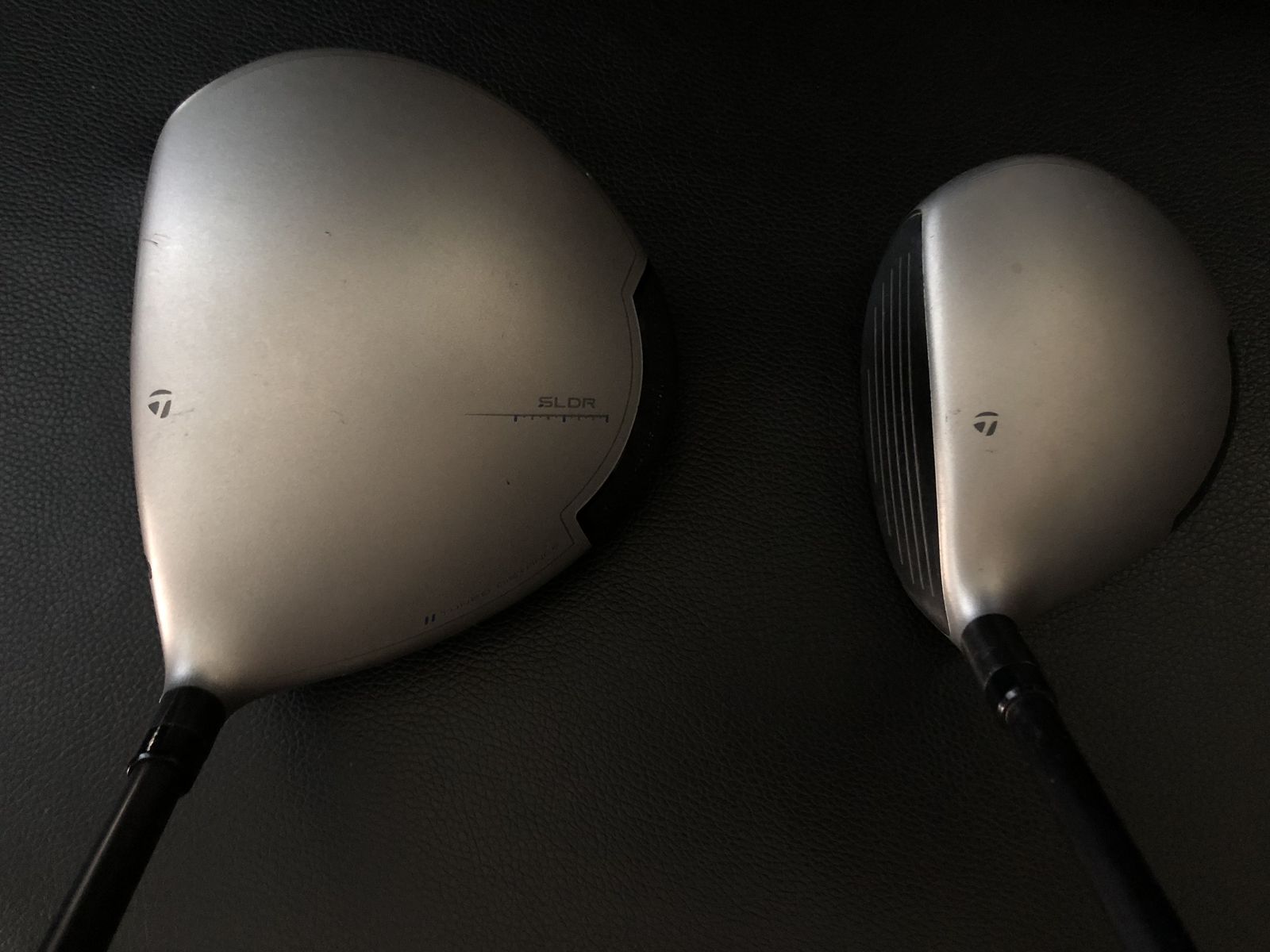 Stiff Flex TaylorMade SLDR S Driver and 3 Wood Golf Clubs