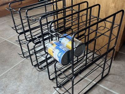 Set Of New Food Storage Can Holders 4 Tiers