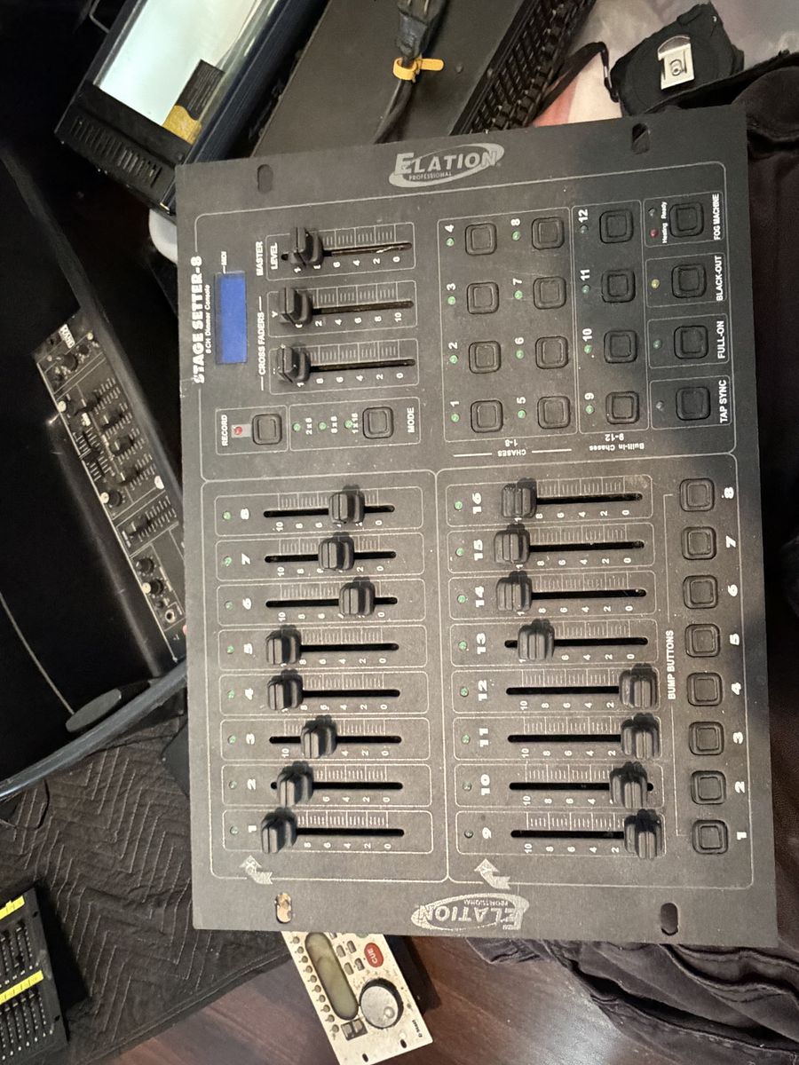 Elation Professional Stage Setter-8 8-Channel DMX Dimmer Console/Controller