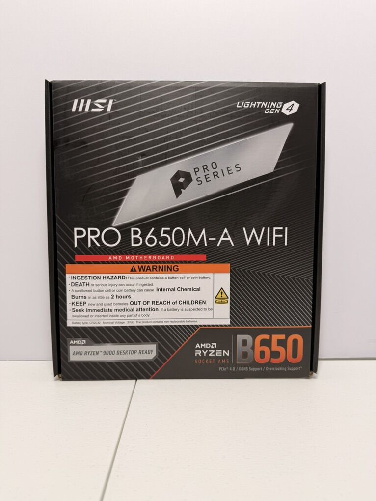 MSI Pro B650M-A WIFI AMD Motherboard