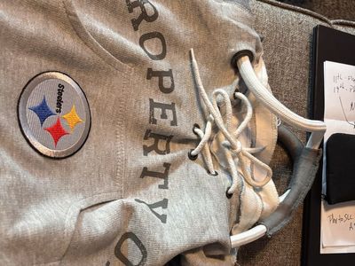 Pro-FAN-ity by Littlearth Pittsburgh Steelers "Property Of" Lace-Up Drawstring Bag hoodie purse