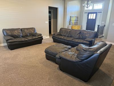 Leather Sofa Set