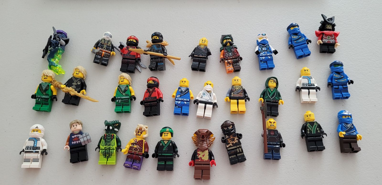 29 Lego Ninjago Minifigures all for $250