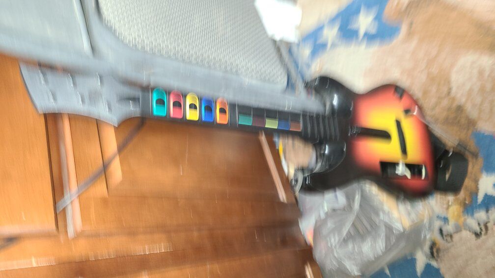 Nintendo Wii Guitar Hero and rock band
