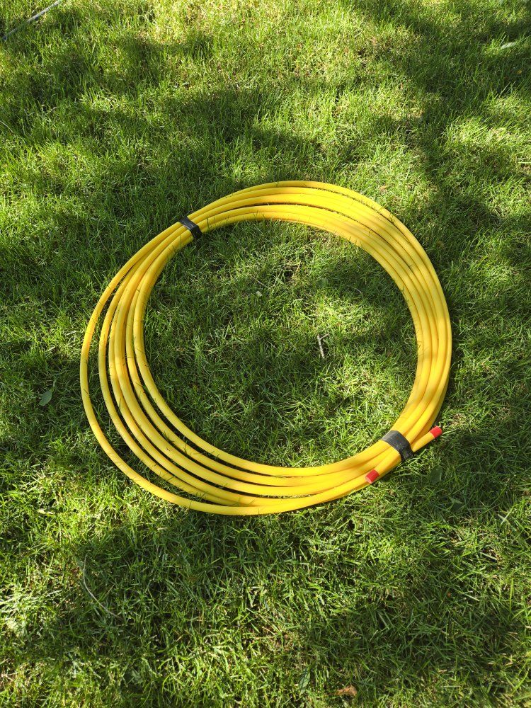 Oil Creek Plastics Gas Tubing PE .625" x .090" CTS 1/2 inch.