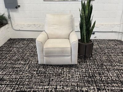 COSTCO TRUE INNOVATIONS PAXLEY FABRIC SWIVEL GLIDER RECLINER!!