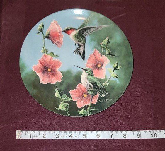 1986 "The Hummingbird" Plate By Kevin Daniel