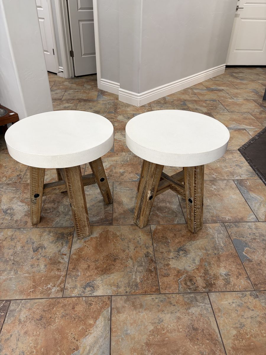Concrete End Tables