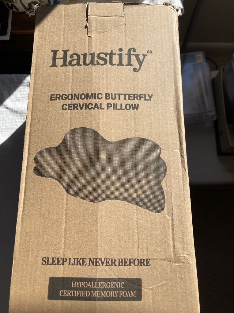 New Ergonomic Butterfly Pillow