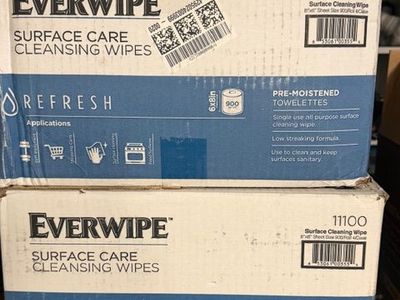 Everwipe Surface Care Cleansing Wipes-$30 for a case of 4 rolls