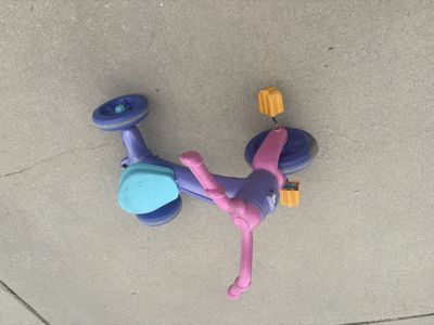 Kids Tricycle - Purple & Pink, Toddler Ride-On Toy, Good Condition