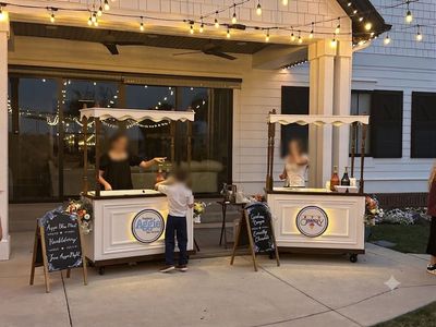 Rental - Custom Ice Cream/Dessert Event Cart - 2 available