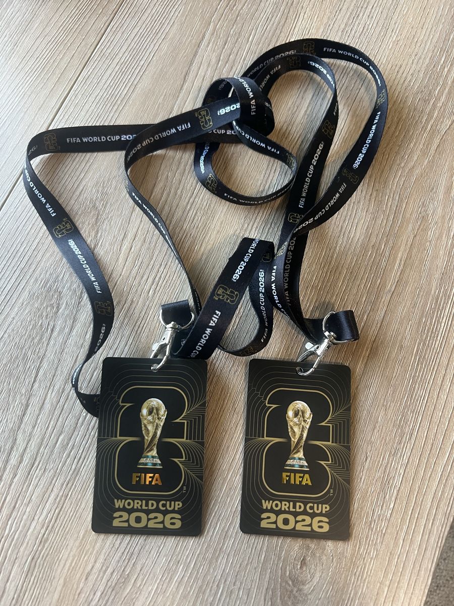 FIFA World Cup 2026 Black Lanyard with ID Holders limited edition