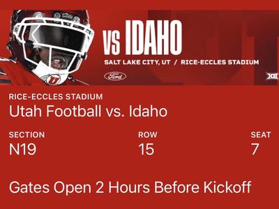 2 Great Seats: Utah vs Idaho Vandals Football - Row 15, Section N19 - Venmo, Tickets sent digitally upon payment.