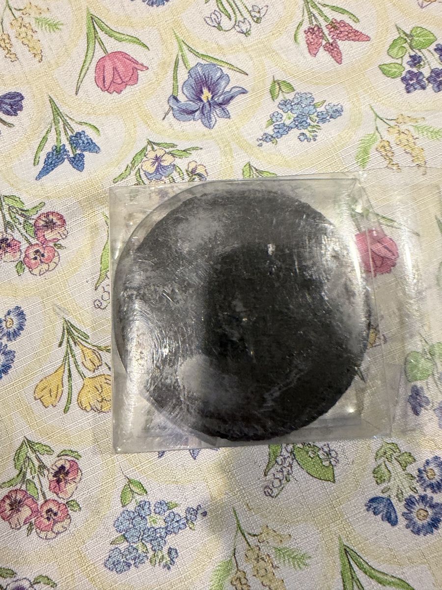 Slate black coasters
