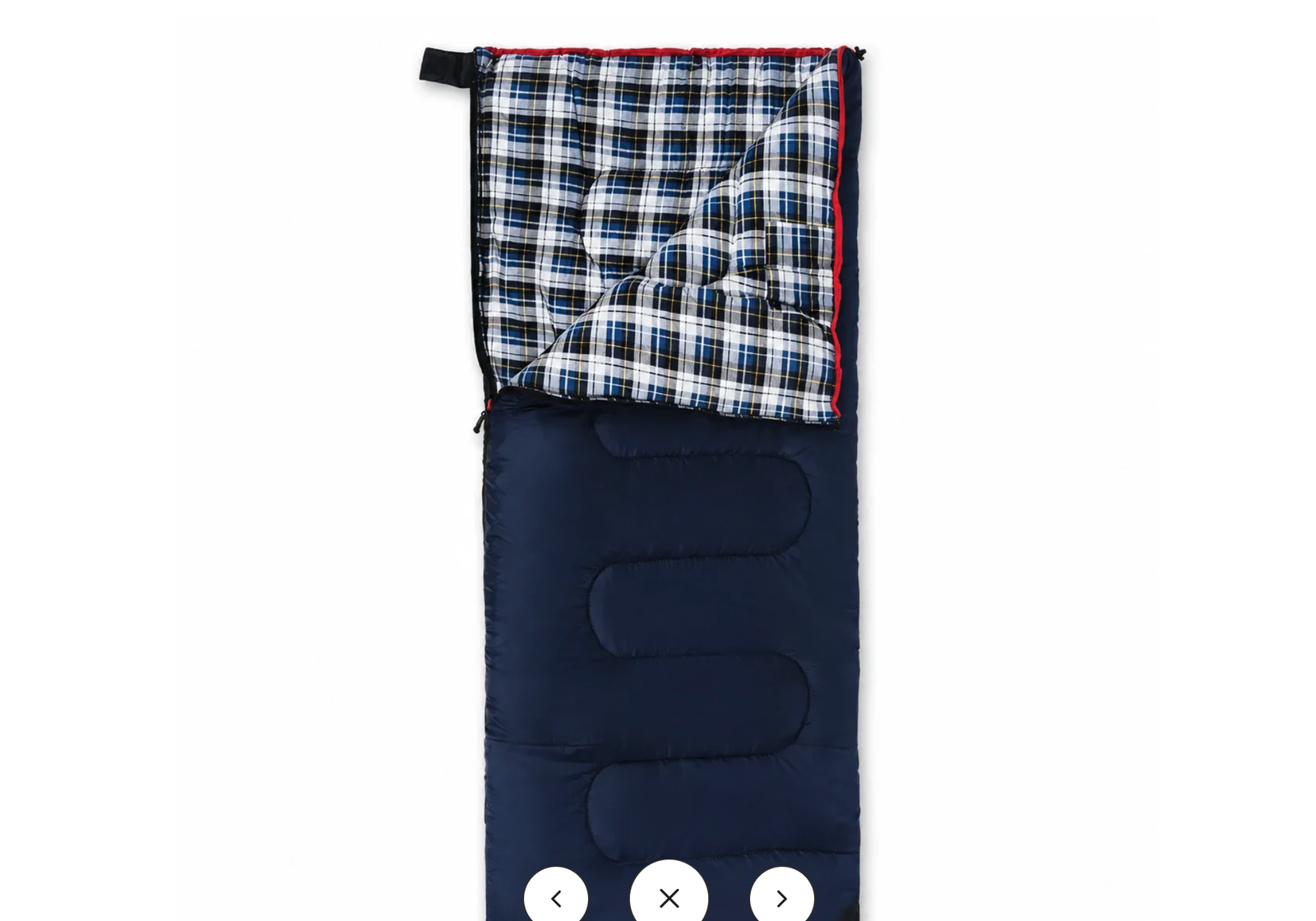 New in box,Cotton Flannel Rectangular Sleeping Bag 32–77°F