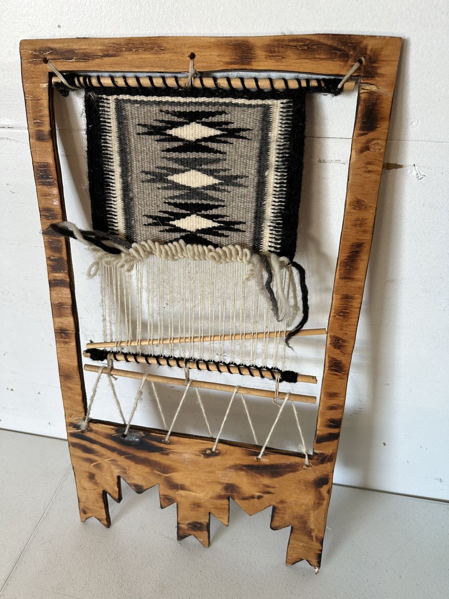 Vintage Native American Navajo Wood Loom
