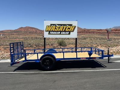 2026 7 Sons Blue 7X14 Quality Single Axle Utility