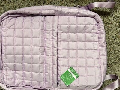 Open Story Quilted Lilac Laptop Backpack - New with Tags