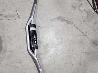 Fly Racing Handlebars (Silver) with UNISR Pad - Off-Road Motorcycle/Dirt Bike Part