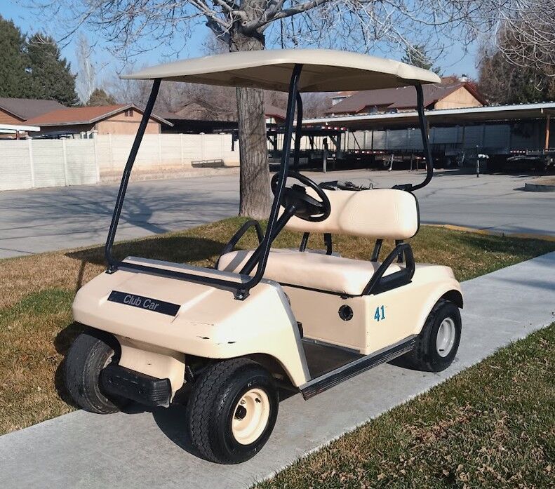 Timeless Classic Alert: 2012 Beige Club Car DS Electric Golf Cart – Yours for Just $2,100