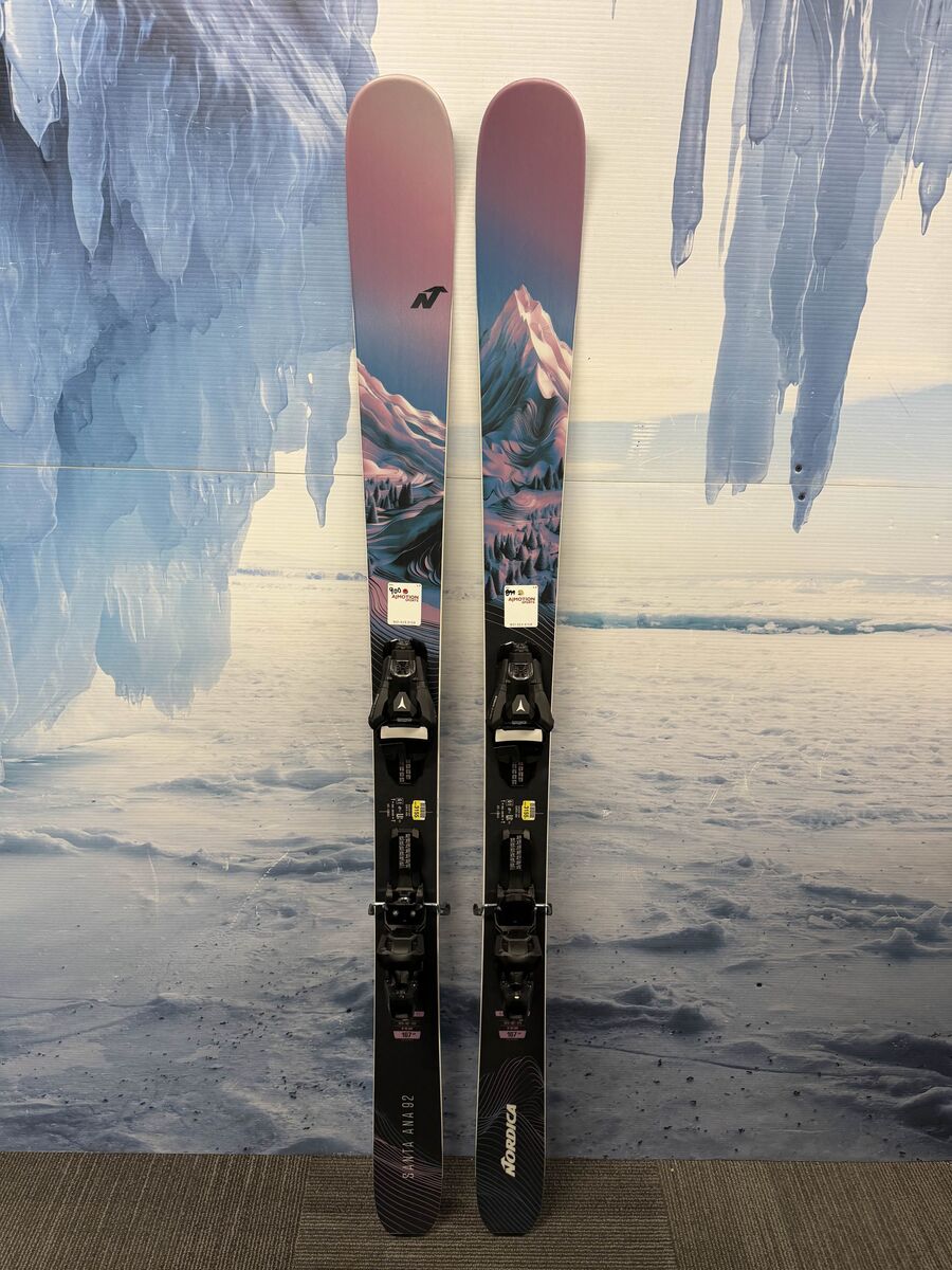 Nordica Santa Ana 92 167cm Skis w/ ATOMIC NR Strive 11 GW Demo Binding - Lightly Used (2026)