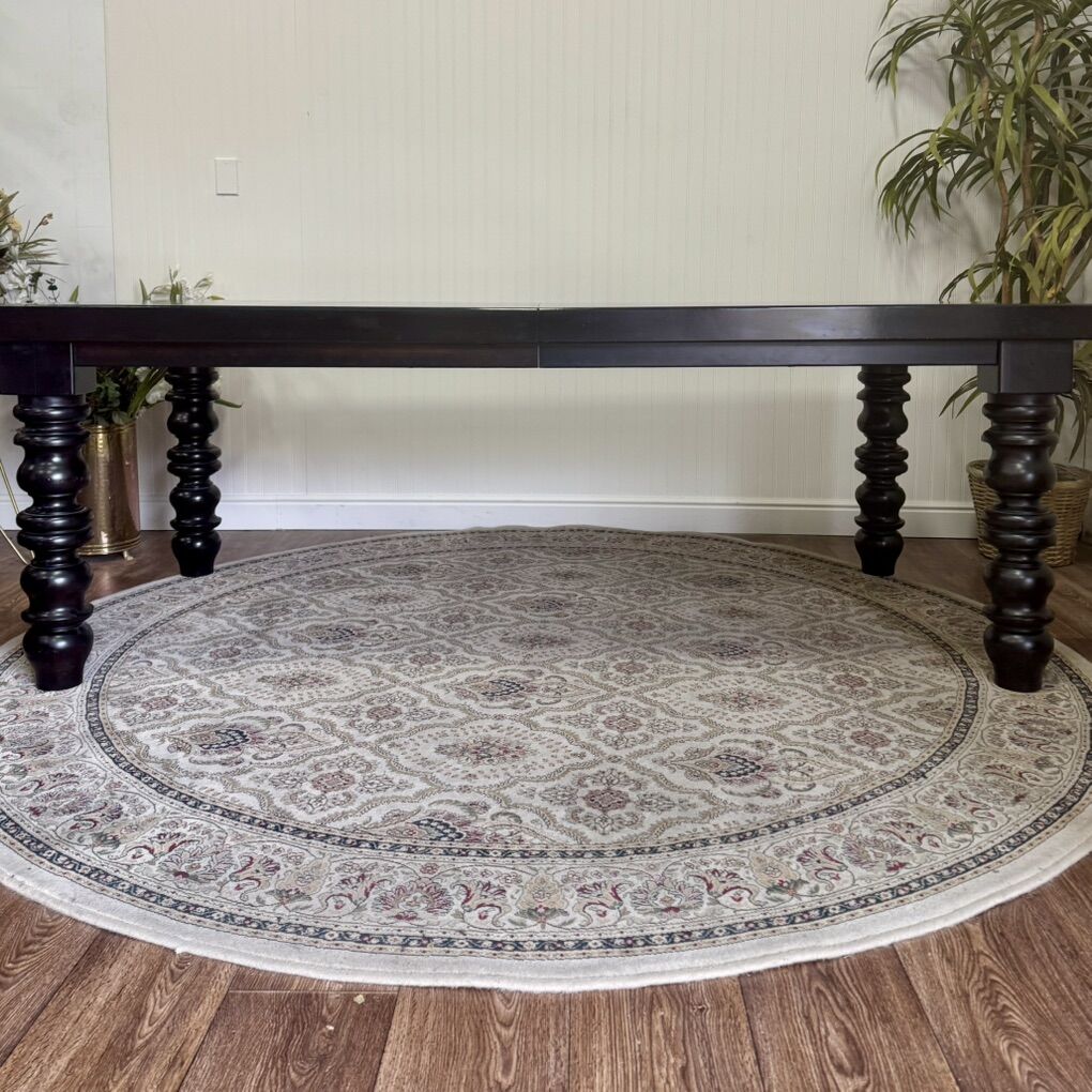 Drexel Heritage Black Extension Dining Table