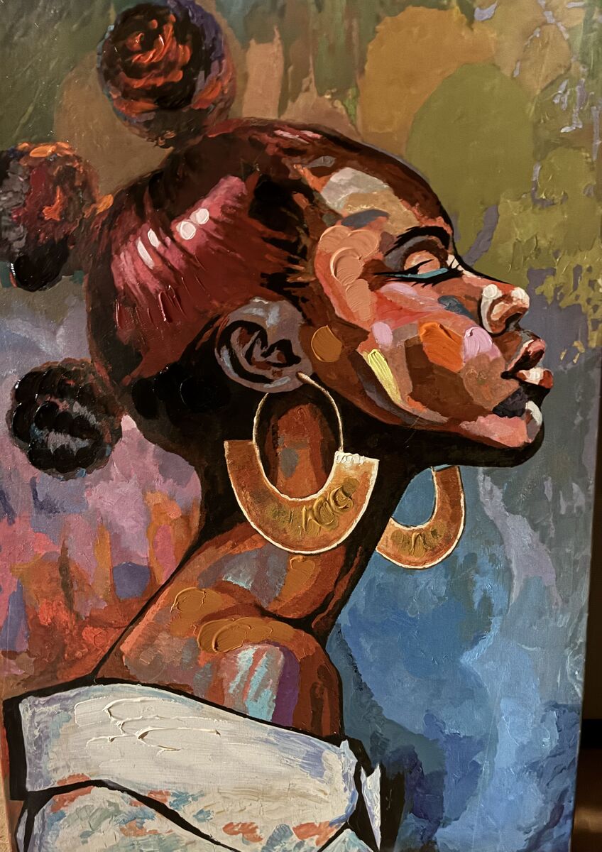 Stunning modern African women painting