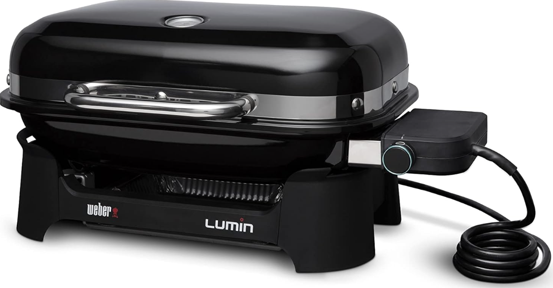 New in Box Weber Lumin Compact Outdoor Electric Barbecue Grill