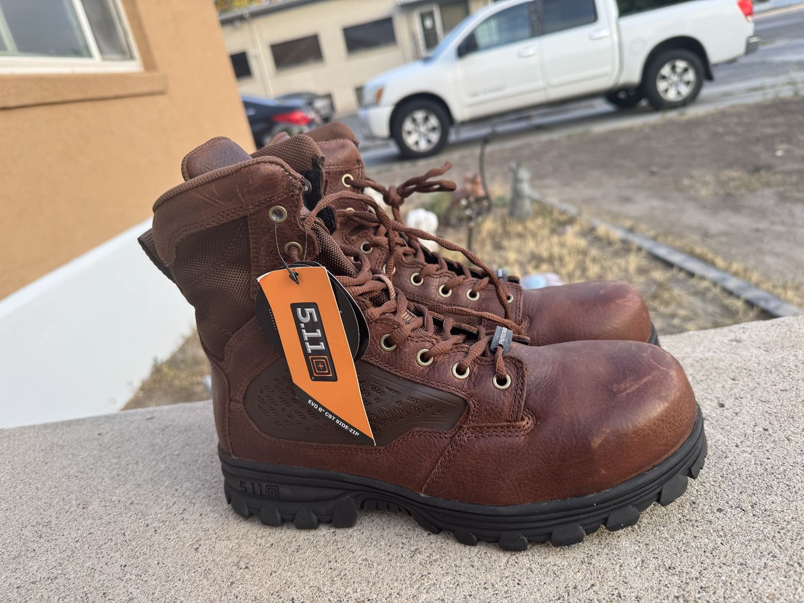 New 5.11 boots for work táctical Evo 6" CST SIDE ZIP For Men  size: 11