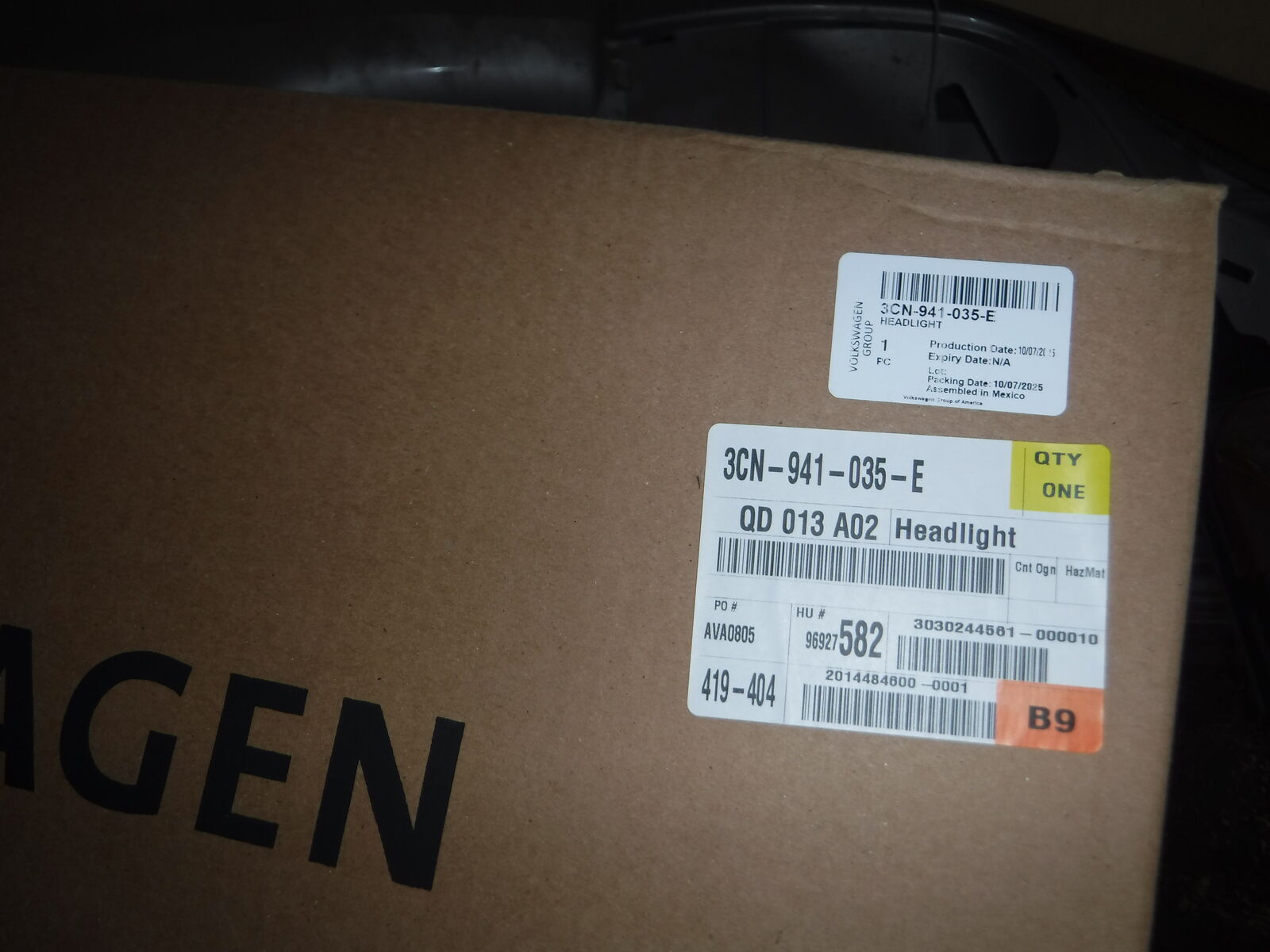 2020-2023 VW Atlas SE Adaptive LED Left Headlamp Assembly.