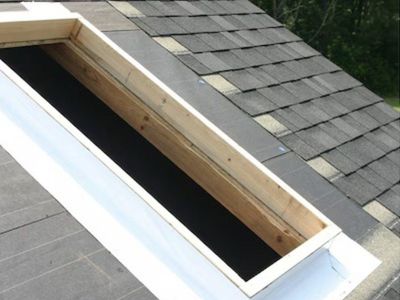 VELUX 22-in x 46-in Curb mount skylight flashing kit