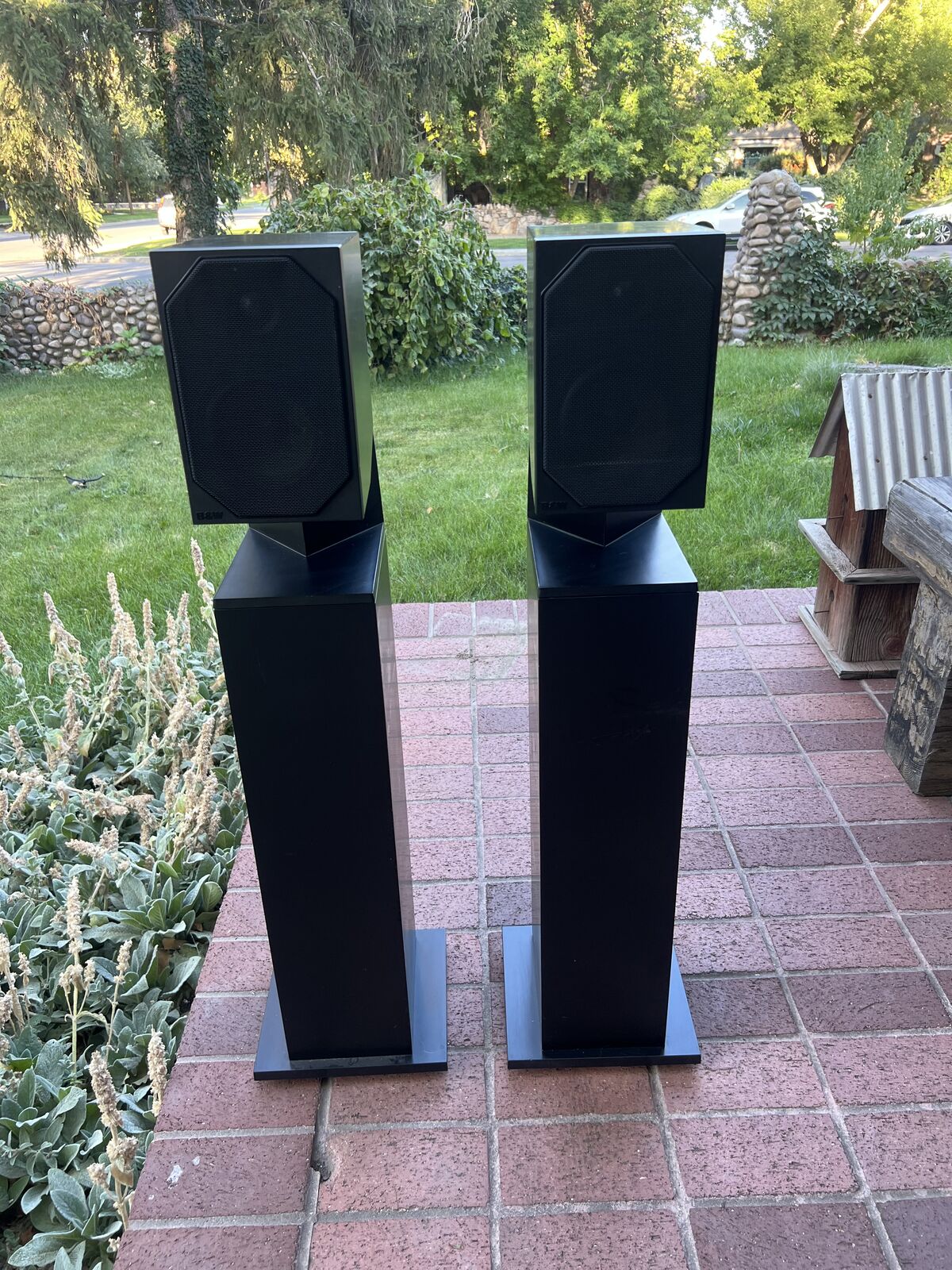 B&W concept speakers CM1 and CM2 paired
