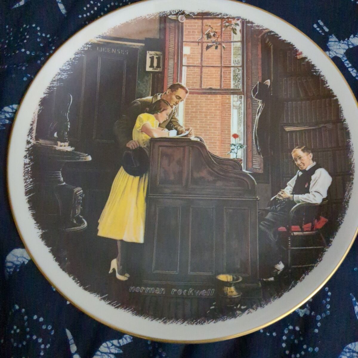 Norman Rockwell collectors plate