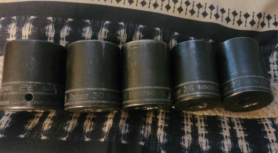 Snap-on 1/2" Shallow Impact Sockets