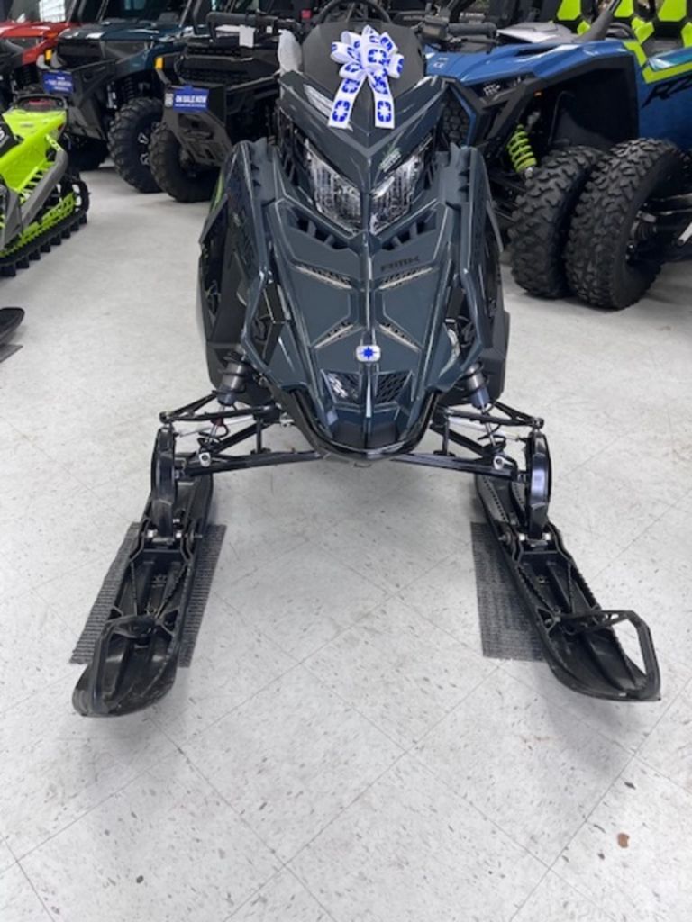 2026 Polaris® Patriot Boost RMK Khaos 165 Gloss Black / Blue Dusk