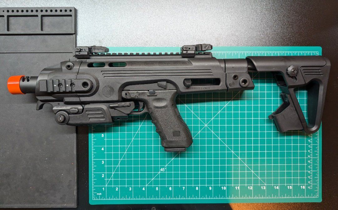 Airsoft CAA Airsoft Roni Carbine Kit with Elite Force Fully Licensed GLOCK 17 Gen.3